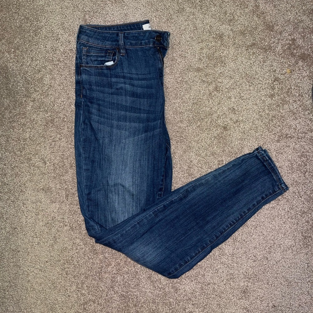Pacsun High Rise Skinniest Dark Wash Jeans